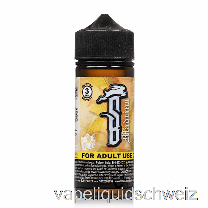Madrina - Suicide Bunny - 120 Ml 3 Mg Vape Liquid E-Liquid Schweiz